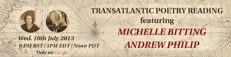 Michelle Bitting and Andrew Philip // Transatlantic Poetry on Air
