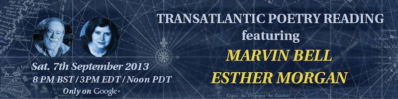 Click for details: Marvin Bell and Esther Morgan // Transatlantic Poetry on Air